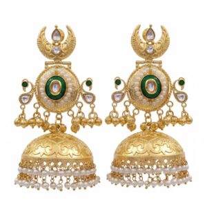 Zeenat Kashmiri Big Jhumka Earrings