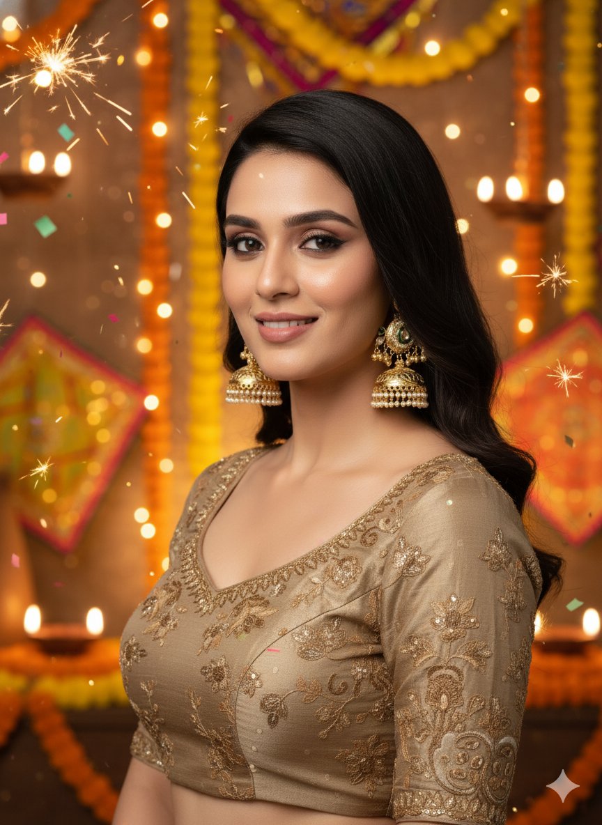 Zeenat Kashmiri Big Jhumka Earrings - Image 2