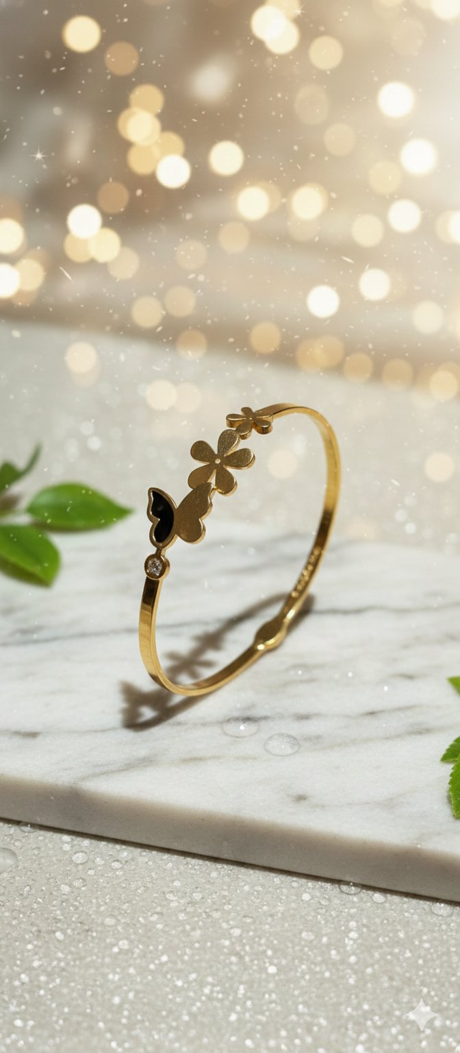 Golden Butterfly Grace 18k gold plated Bracelet