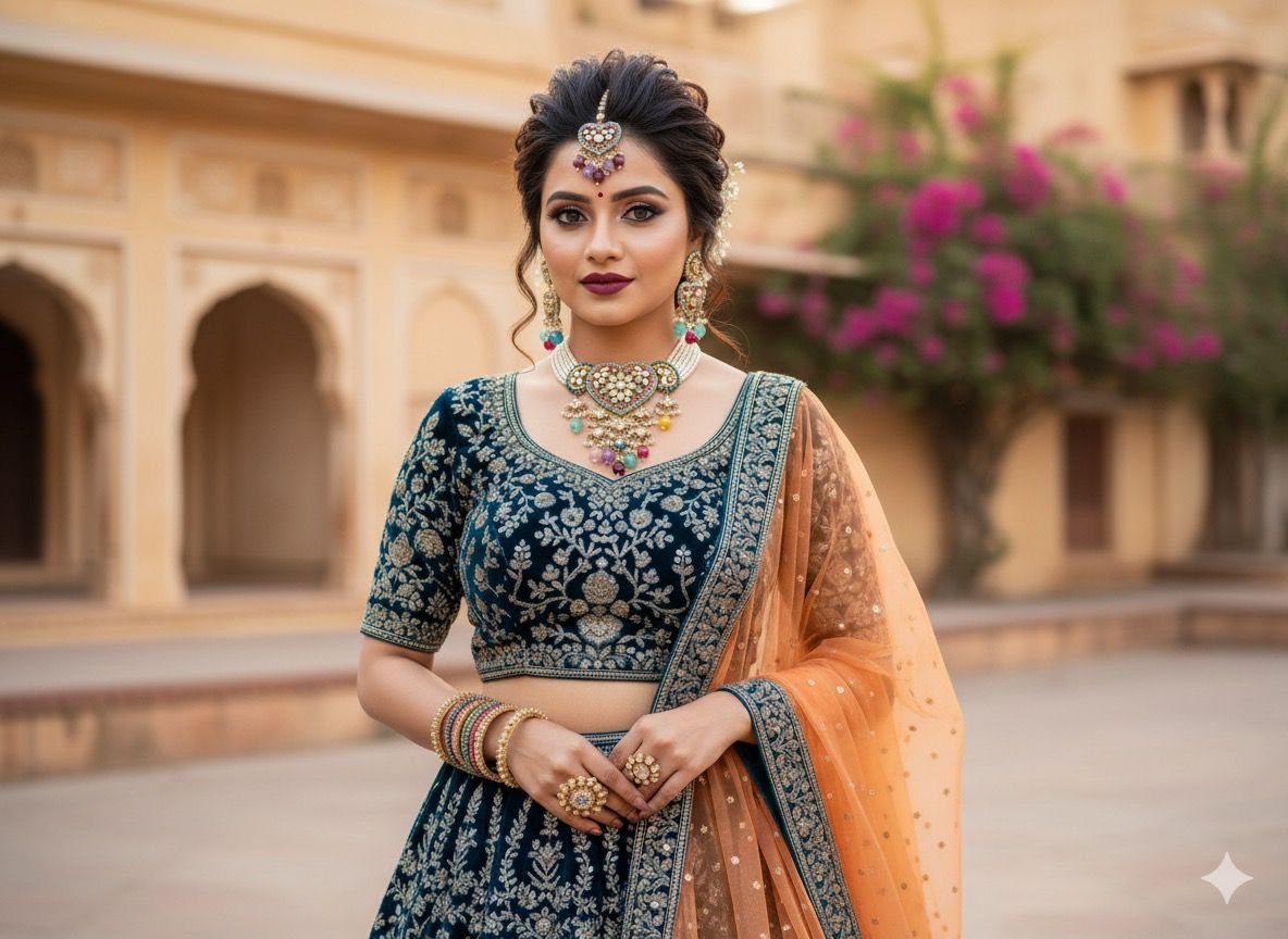 Multicolor Heart Pearl Choker Necklace Set