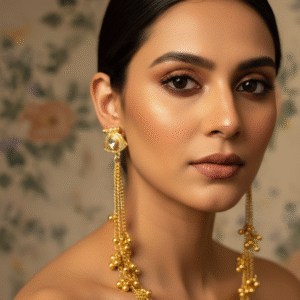 Kashmiri Jharna Drop Earrings