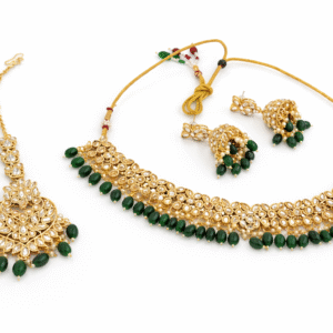 Green kundan set ❤️
